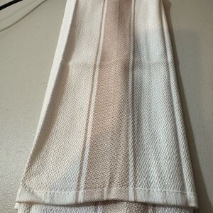 Elegant Brown and White Kitchen Towel